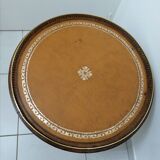 Table basse guéridon anglaise en acajou