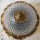 Ceiling lamp brass and vintage glass Foundry Ghidini