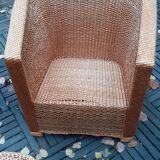 5-piece vintage rattan lounge set 60s