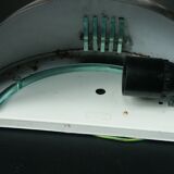 Pair of metal and plexiglass wall lights