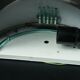 Pair of metal and plexiglass wall lights