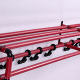 Mega long wall coat rack spage age the length is 3.50 meters, 1970s