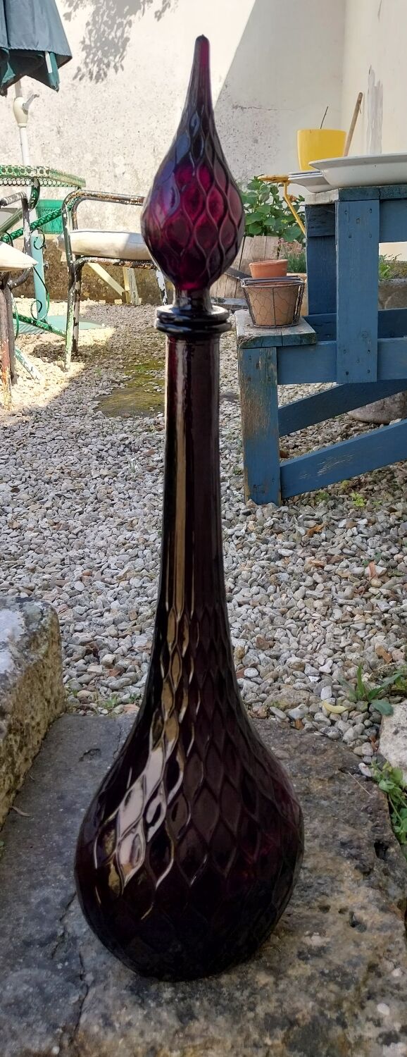 Empoli glass decanter