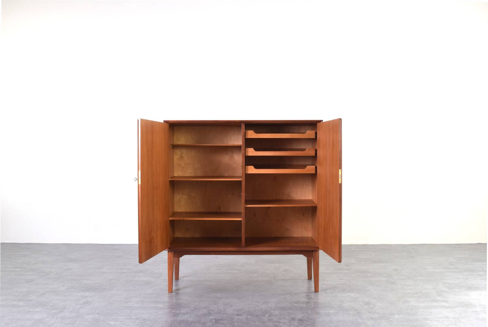 Mid-Century Teak Highboard by Rastad & Relling for Eidsfjord Møbelfabrikk,