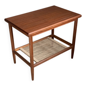 Table basse porte revue - teck