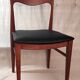 Chaise style scandinave en bois massif - années 70