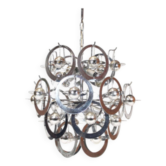 Original Vintage 1970’s Sputnik ‘Planetarium’ Ceiling Lamp