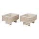 2 ceramic planters from the 1970s