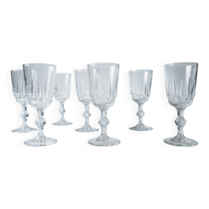 verres à pied en verre