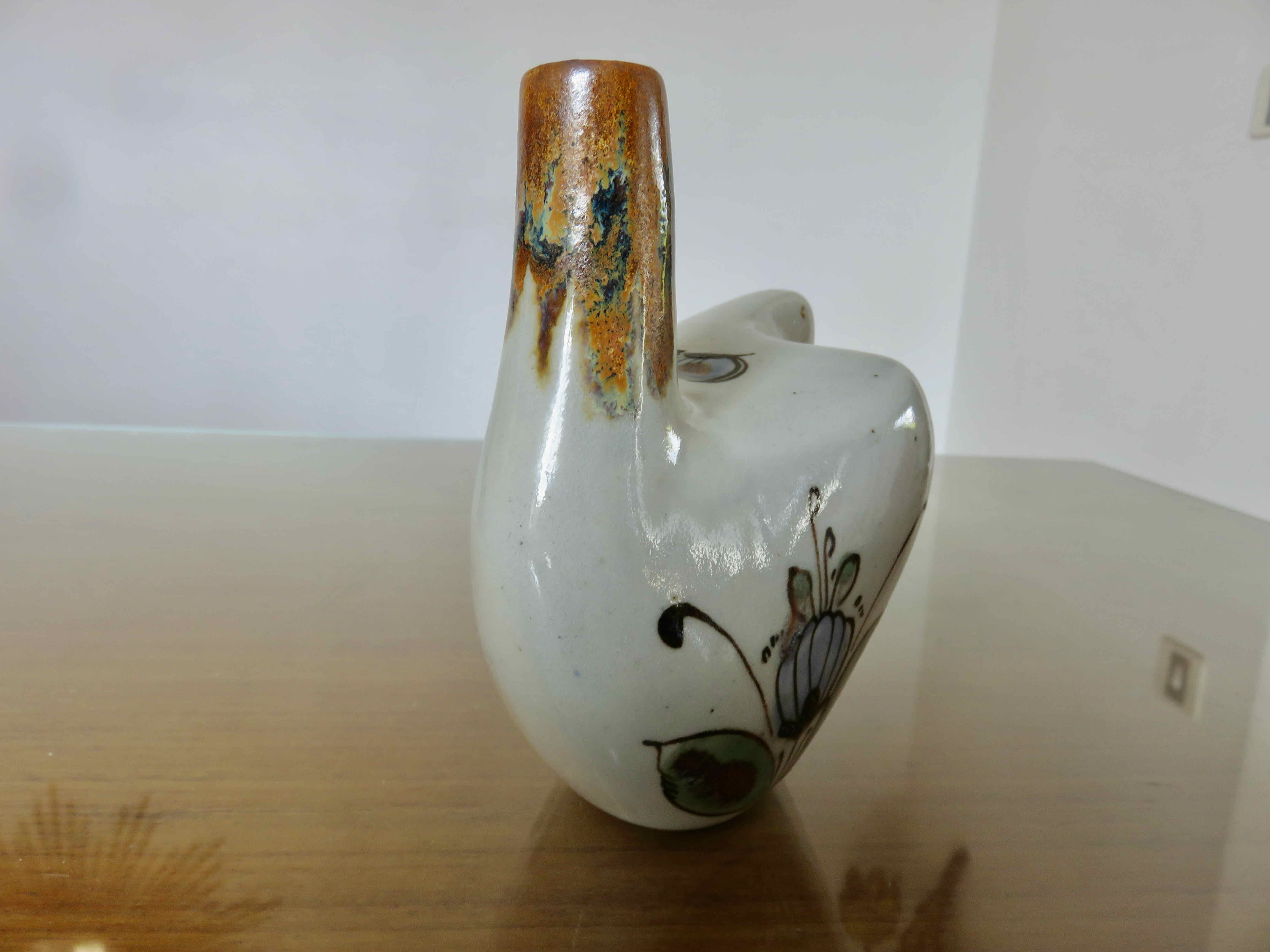 Zoomorphic soliflore " Mexico " ceramic 60s 70s