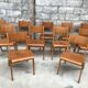 Series of 11 chairs 1950/1960