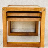 Vintage 1960 nesting coffee table