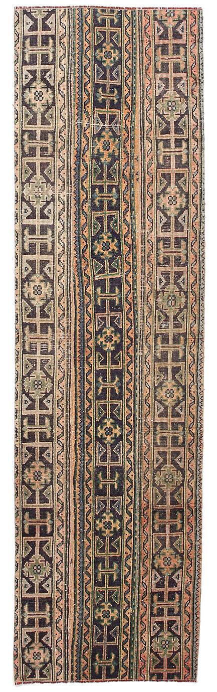 Shabby Chic Vintage Runner Rug, 79x275Cm