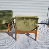 Paire de fauteuils drakkar de Gilbert steiner