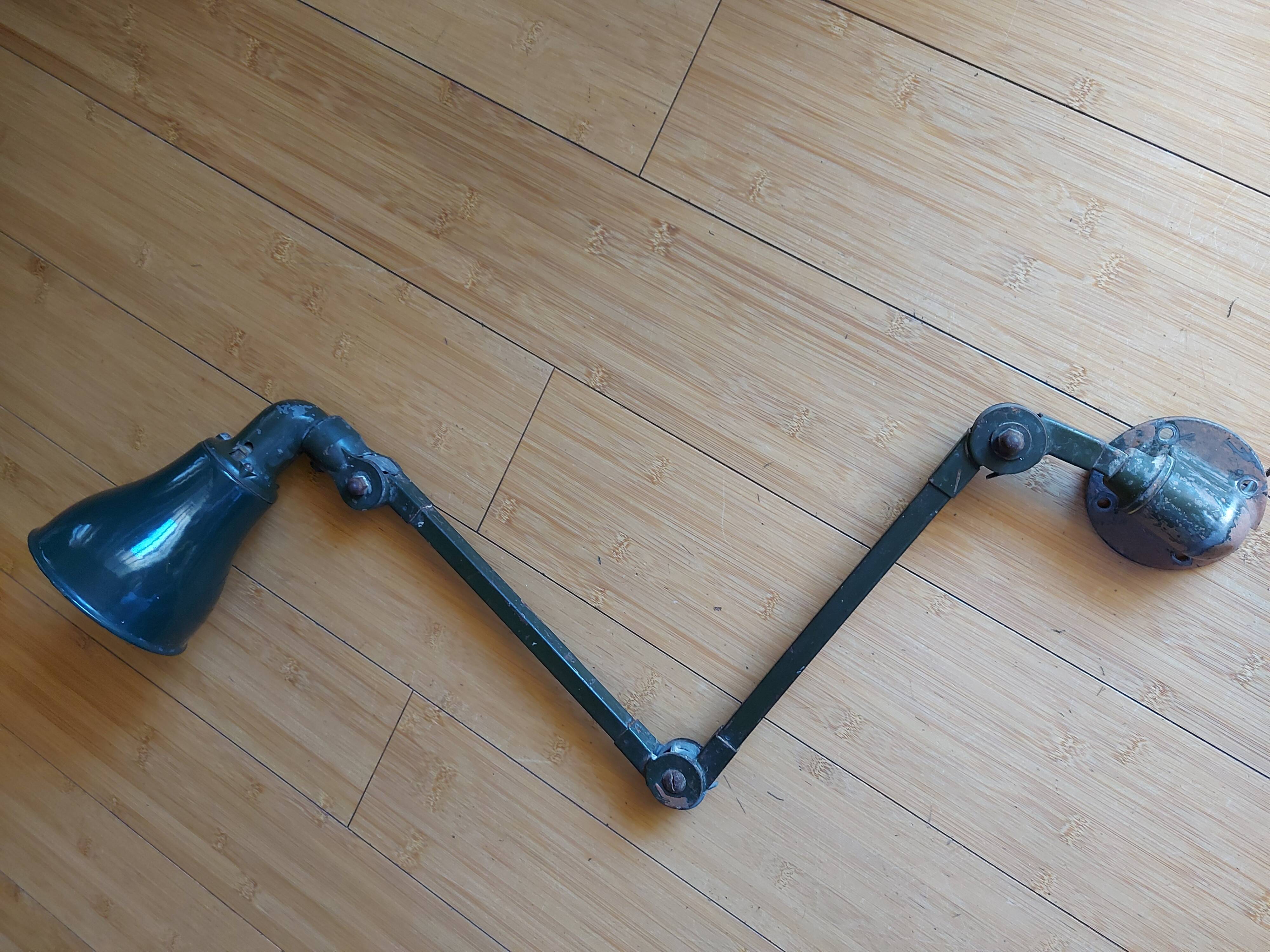Lampe articulée industrielle des années 40'S Invisaflex
