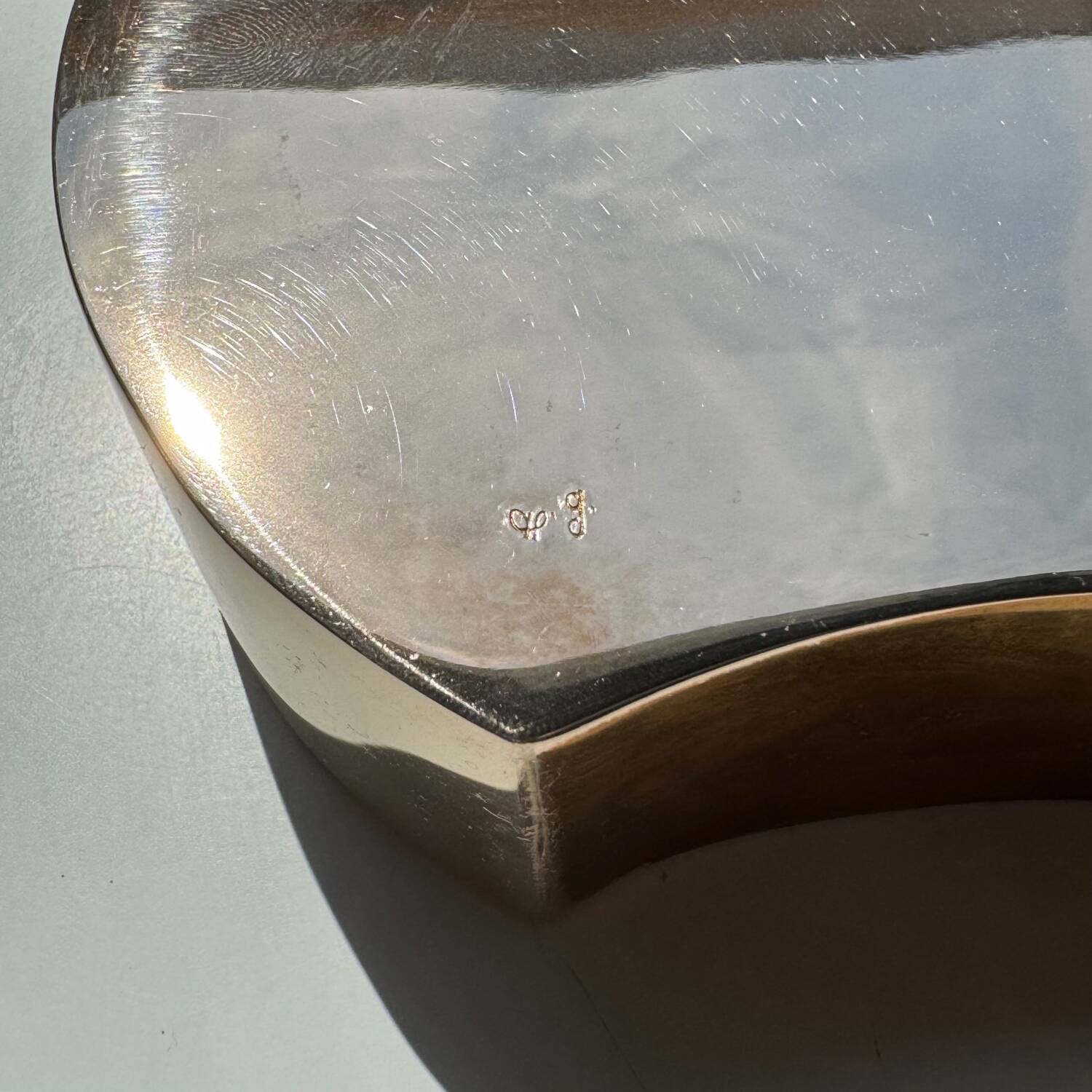 Bronze sculpture vase Monique Gerber