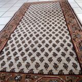 Tapis vintage fait main Seraband indien – 73 cm x 143 cm