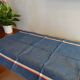 3 linen tea towels with old litters 75 x 55