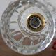 Moulded glass hanging lamp