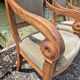 Pair of armchairs with Empire Restoration handles 1900s