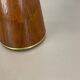 Minimalist diabolo plant stand in metal & walnut, Italy, 1950s