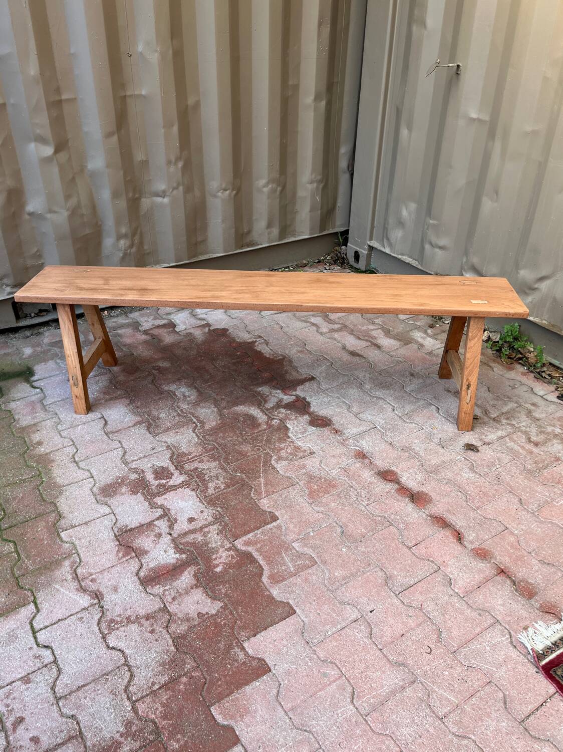 Wooden bench