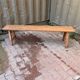 Wooden bench