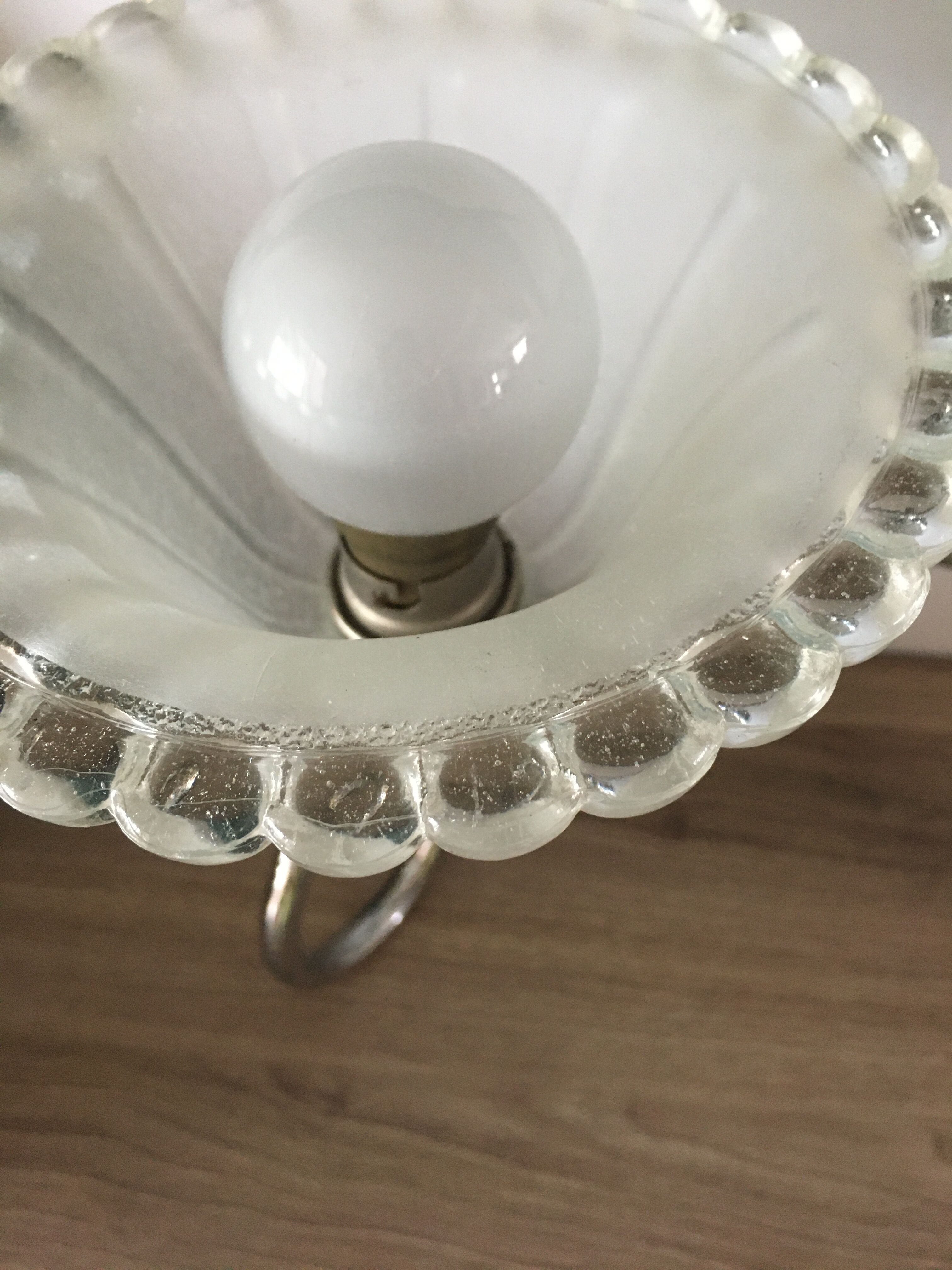 Double flower wall light