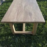 Solid oak farmhouse table