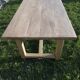 Solid oak farmhouse table