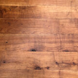 Antique cherry farmhouse table with 2 drawers and 1 pull-out