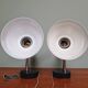 Pair of chromed metal wall lights, Boulanger, 1970s