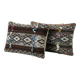 Set of 2 vintage kilim cushion covers 38x61 cm