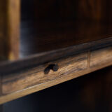 Vintage Mid-Century Danish Modern Rosewood Bookcase with Bar by Erik Brouer for Brouer Møbelfabrik,
