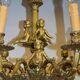 Louis XV style chandelier in bronze