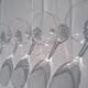12 crystal champagne glasses