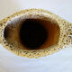Vase fat lava Vallauris 60s