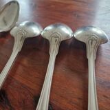 Christofle - Set of 6 Vendôme table spoons in silver-plated metal