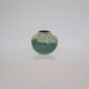 Sandstone ball vase decorated with white cracked by Léon Pointu in Saint-Amand-en-Puisaye
