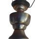 Paires de lampes style empire Abat jour rouge
