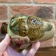 Japanese Awamori Bottle by the Helios Distillery (Okinawa) with Raised Lion and Dragon Design