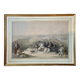 Old orientalist painting, Sebastia, after David Roberts 20th century
