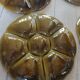 8 old GIEN oyster plates + 2 serving dishes