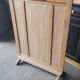 Old decorative wooden fireplace screen