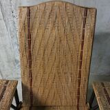 Lounge chair 60s rattan