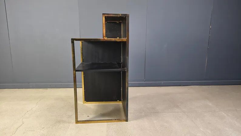 Vintage brass bar counter by Belgochrom, 1970s
