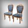 Pair of Oak Chairs, Louis-Philippe style – Mid 20th Century