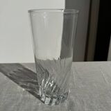 Set of 6 glass orangeade glasses H14.5 D7