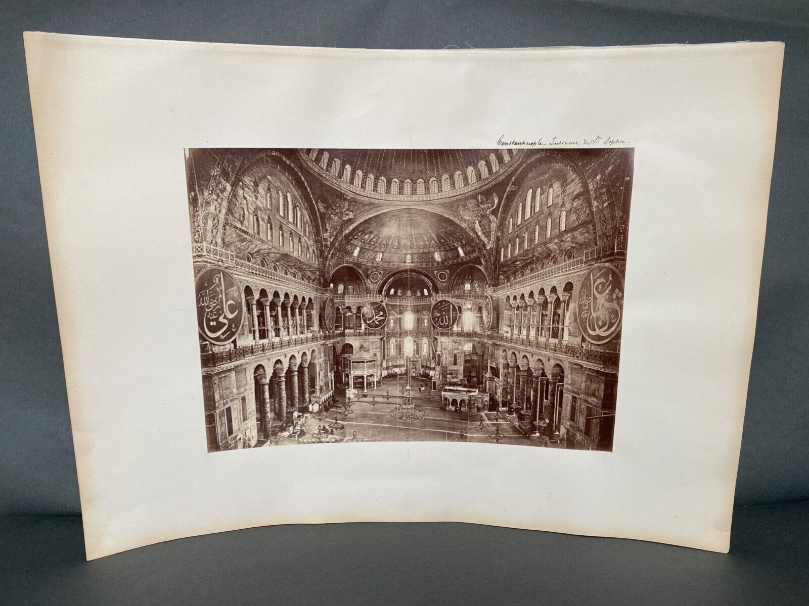 Photograph Constantinople Hagia Sophia XIX Albumine