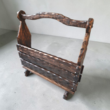 Brutalist magazine rack